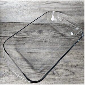 Rectangle Clear Glass Casserole Dish